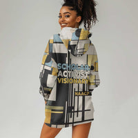 W.E.B. Du Bois Education is Liberation Hoodie Dress Scholar, Activist, Visionary Tribute Design - Wonder Print Shop