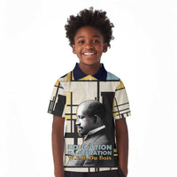 W.E.B. Du Bois Education is Liberation Kid Polo Shirt Scholar, Activist, Visionary Tribute Design TS04