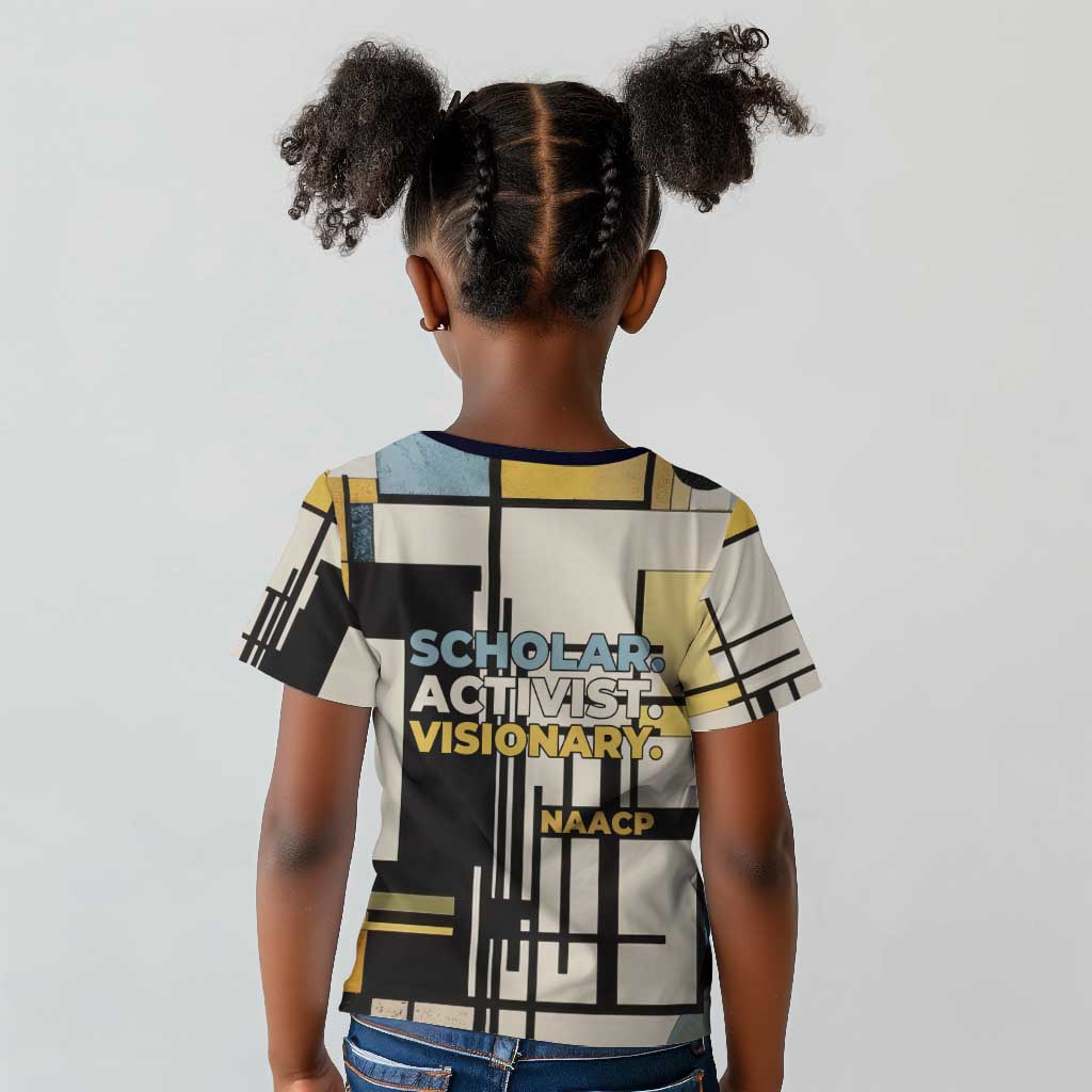 W.E.B. Du Bois Education is Liberation Kid T shirt Scholar, Activist, Visionary Tribute Design TS04