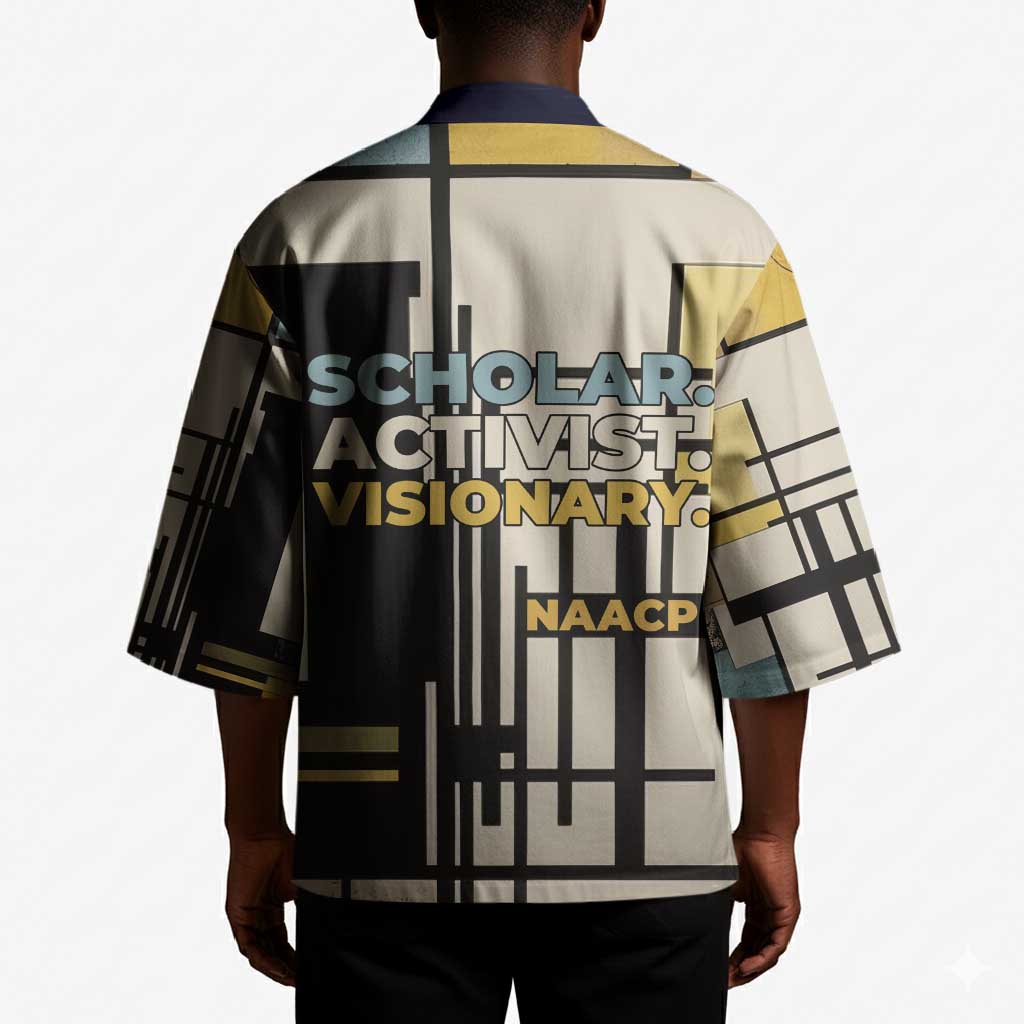 W.E.B. Du Bois Education is Liberation Kimono Scholar, Activist, Visionary Tribute Design - Wonder Print Shop
