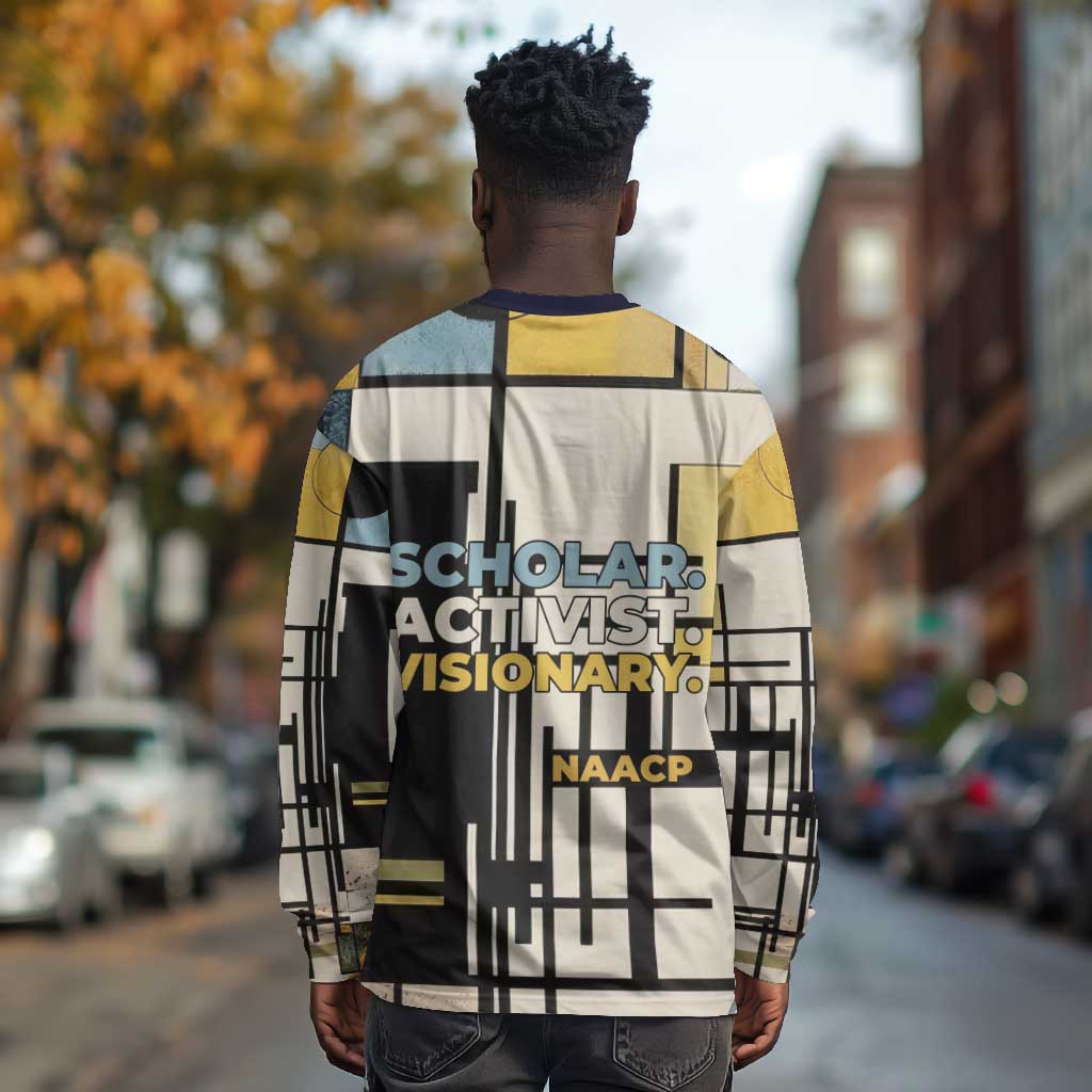 W.E.B. Du Bois Education is Liberation Long Sleeve Shirt Scholar, Activist, Visionary Tribute Design - Wonder Print Shop