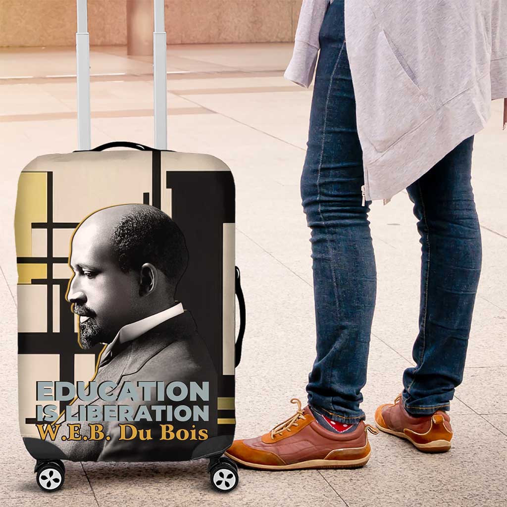 W.E.B. Du Bois Education is Liberation Luggage Cover Scholar, Activist, Visionary Tribute Design - Wonder Print Shop