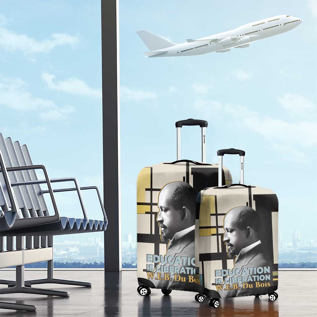 W.E.B. Du Bois Education is Liberation Luggage Cover Scholar, Activist, Visionary Tribute Design - Wonder Print Shop