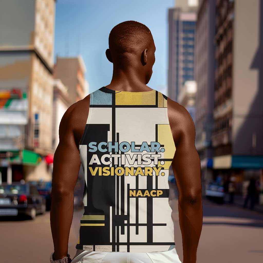 W.E.B. Du Bois Education is Liberation Men Tank Top Scholar, Activist, Visionary Tribute Design - Wonder Print Shop