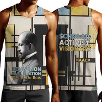 W.E.B. Du Bois Education is Liberation Men Tank Top Scholar, Activist, Visionary Tribute Design - Wonder Print Shop