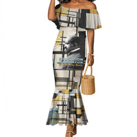 W.E.B. Du Bois Education is Liberation Mermaid Dress Scholar, Activist, Visionary Tribute Design TS04