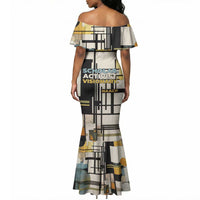 W.E.B. Du Bois Education is Liberation Mermaid Dress Scholar, Activist, Visionary Tribute Design TS04