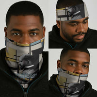 W.E.B. Du Bois Education is Liberation Neck Gaiter Scholar, Activist, Visionary Tribute Design - Wonder Print Shop