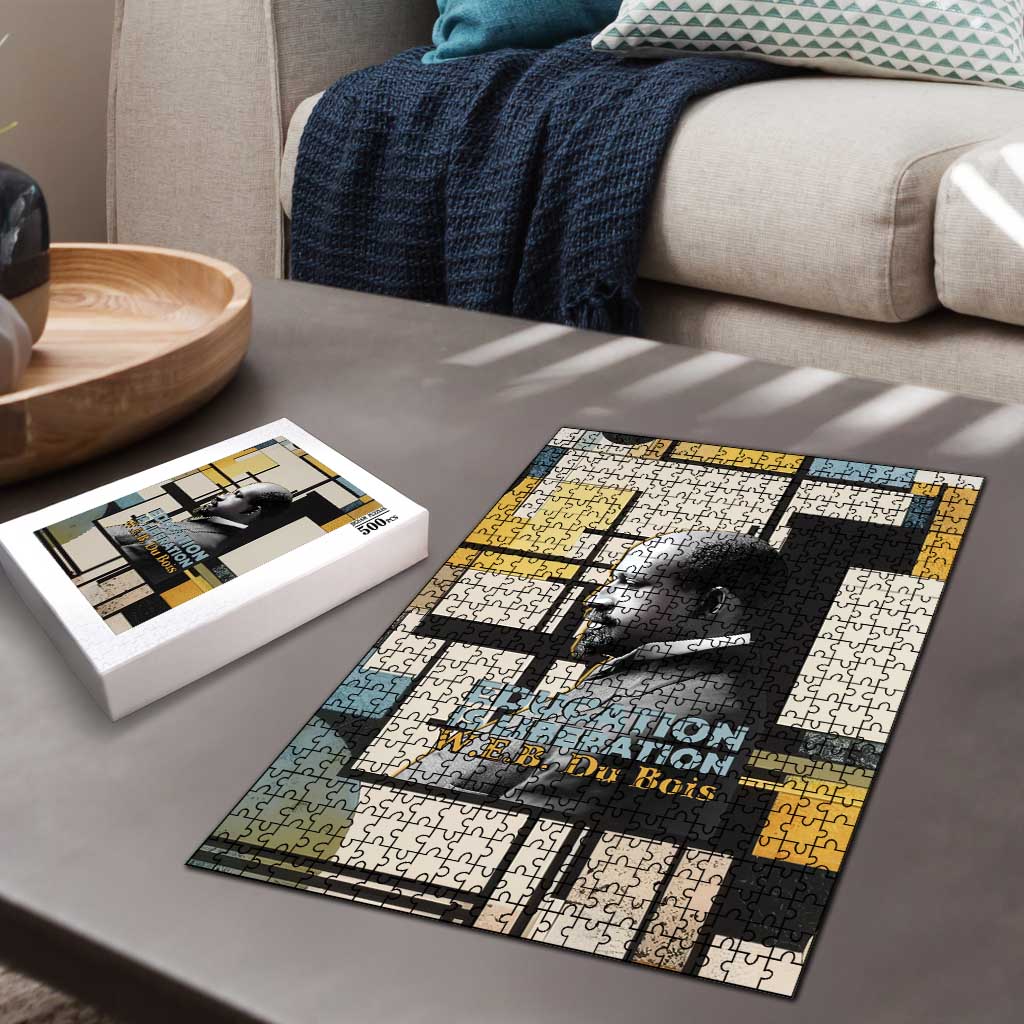 W.E.B. Du Bois Education is Liberation Puzzle Scholar, Activist, Visionary Tribute Design - Wonder Print Shop