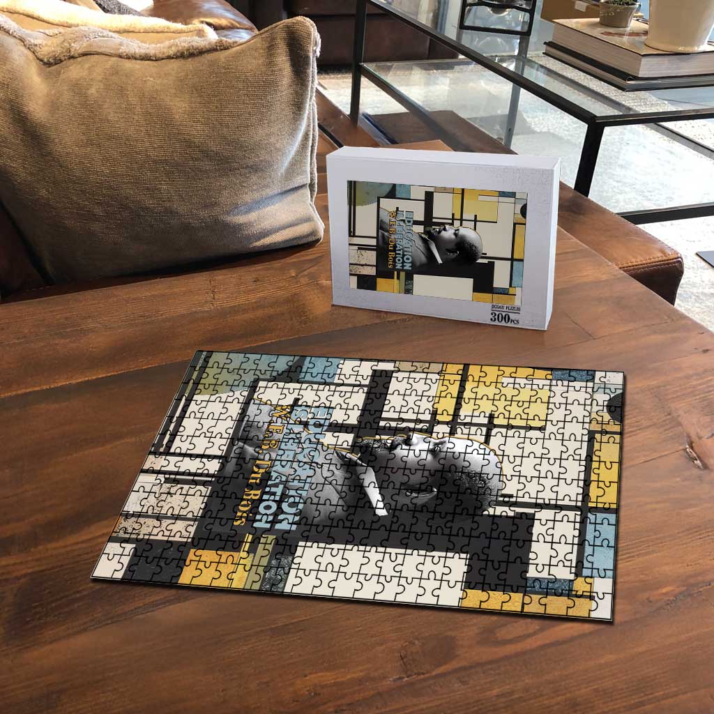 W.E.B. Du Bois Education is Liberation Puzzle Scholar, Activist, Visionary Tribute Design - Wonder Print Shop