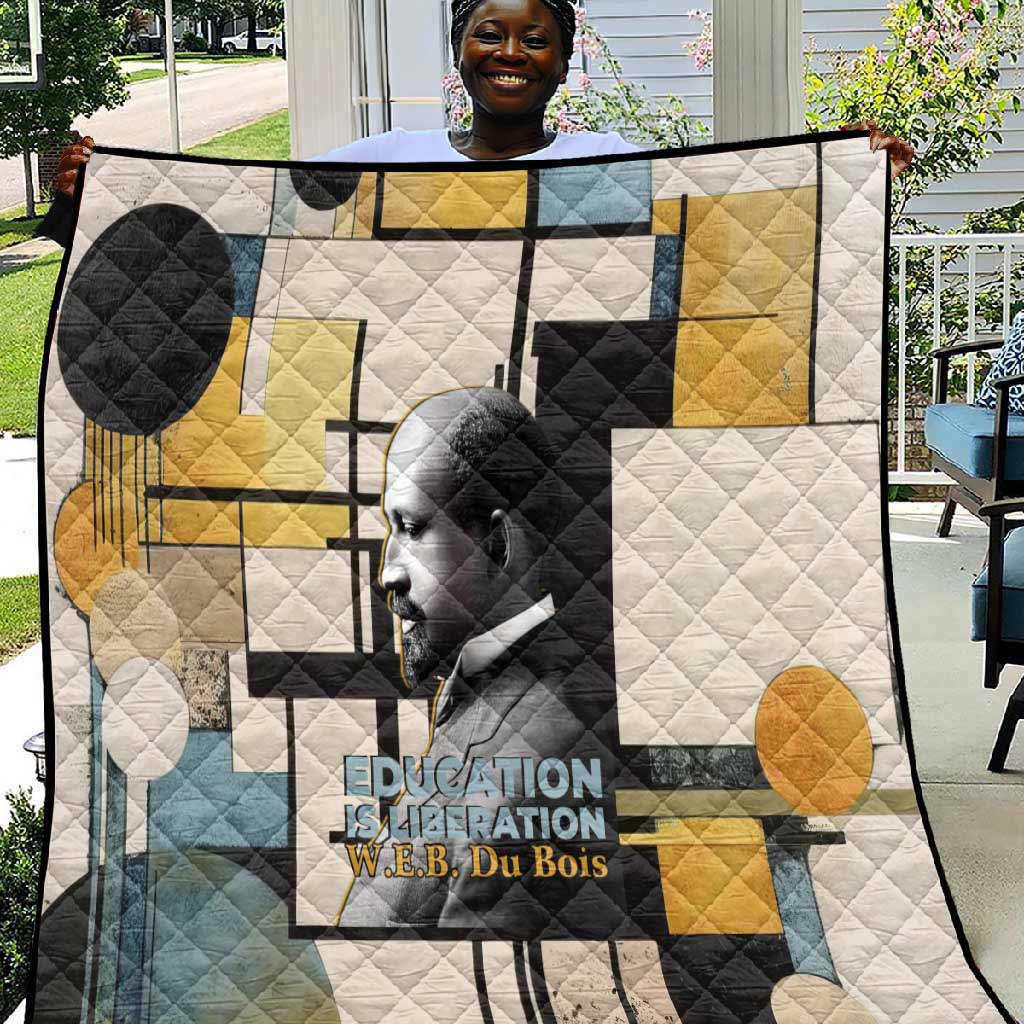 W.E.B. Du Bois Education is Liberation Quilt Scholar, Activist, Visionary Tribute Design - Wonder Print Shop