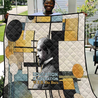 W.E.B. Du Bois Education is Liberation Quilt Scholar, Activist, Visionary Tribute Design - Wonder Print Shop