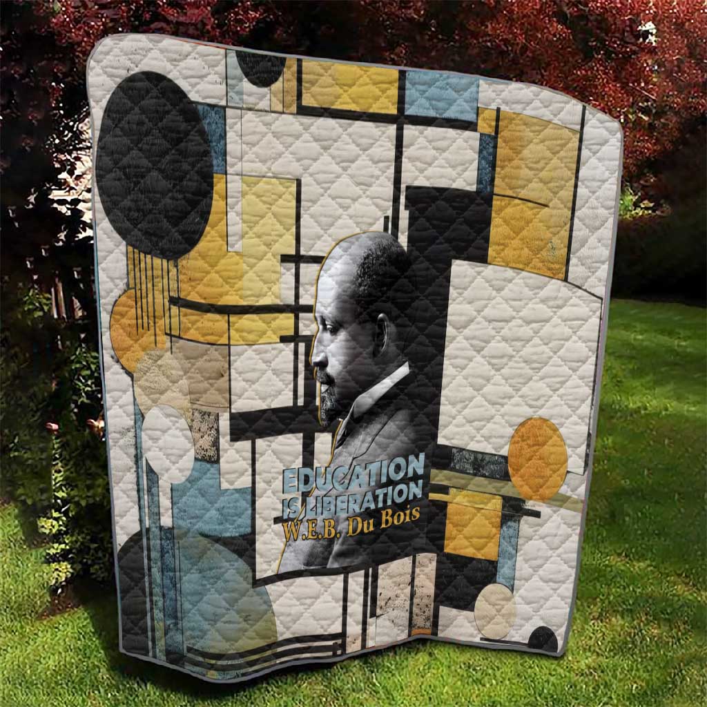 W.E.B. Du Bois Education is Liberation Quilt Scholar, Activist, Visionary Tribute Design - Wonder Print Shop
