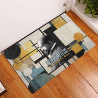 W.E.B. Du Bois Education is Liberation Rubber Doormat Scholar, Activist, Visionary Tribute Design - Wonder Print Shop