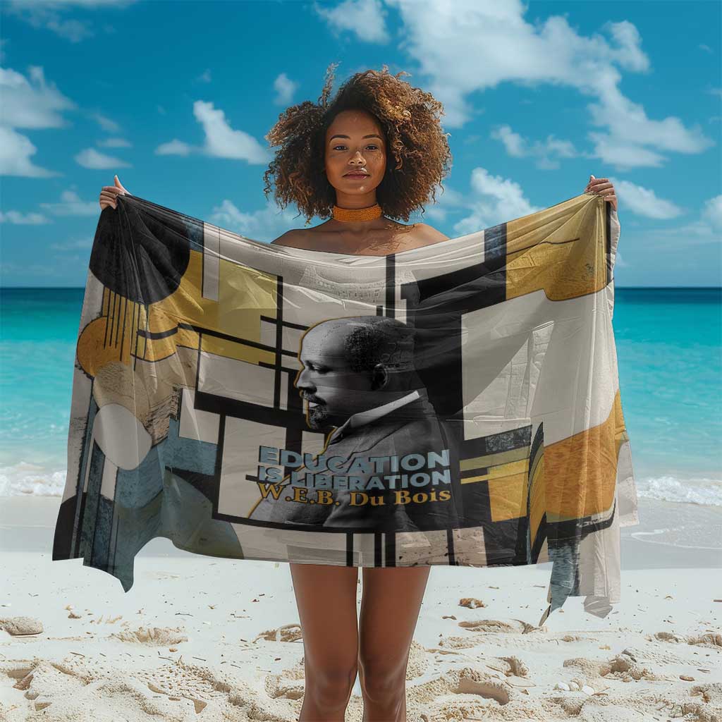 W.E.B. Du Bois Education is Liberation Sarong Scholar, Activist, Visionary Tribute Design - Wonder Print Shop