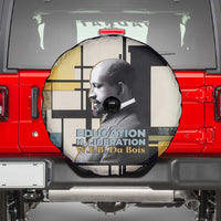 W.E.B. Du Bois Education is Liberation Spare Tire Cover Scholar, Activist, Visionary Tribute Design - Wonder Print Shop