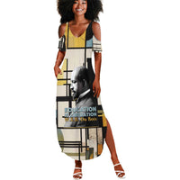 W.E.B. Du Bois Education is Liberation Summer Maxi Dress Scholar, Activist, Visionary Tribute Design TS04