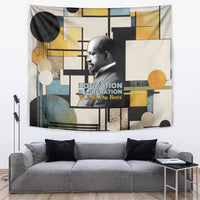 W.E.B. Du Bois Education is Liberation Tapestry Scholar, Activist, Visionary Tribute Design - Wonder Print Shop