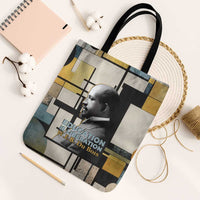 W.E.B. Du Bois Education is Liberation Tote Bag Scholar, Activist, Visionary Tribute Design - Wonder Print Shop
