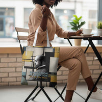 W.E.B. Du Bois Education is Liberation Tote Bag Scholar, Activist, Visionary Tribute Design - Wonder Print Shop