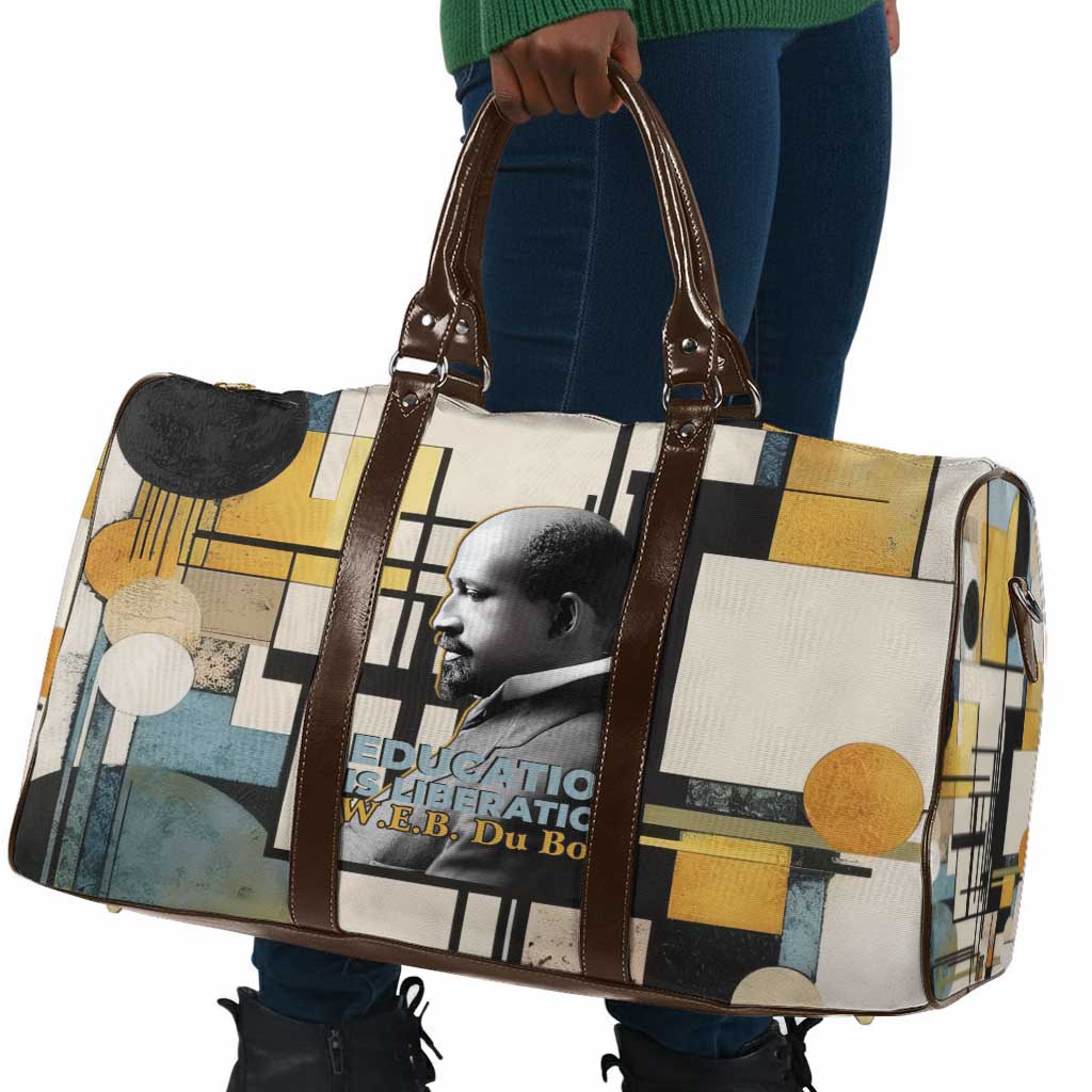 W.E.B. Du Bois Education is Liberation Travel Bag Scholar, Activist, Visionary Tribute Design - Wonder Print Shop