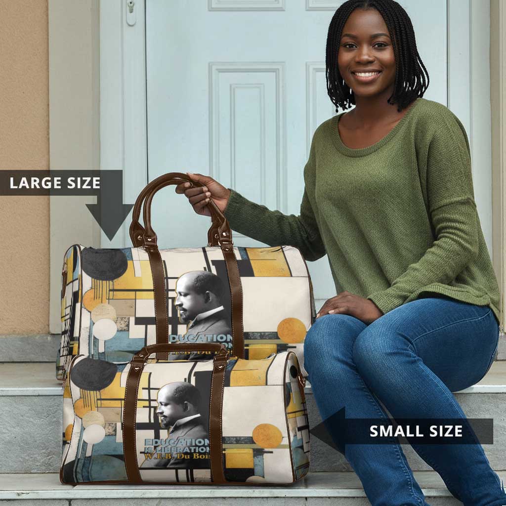 W.E.B. Du Bois Education is Liberation Travel Bag Scholar, Activist, Visionary Tribute Design - Wonder Print Shop