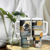 W.E.B. Du Bois Education is Liberation Tumbler With Handle Scholar, Activist, Visionary Tribute Design - Wonder Print Shop