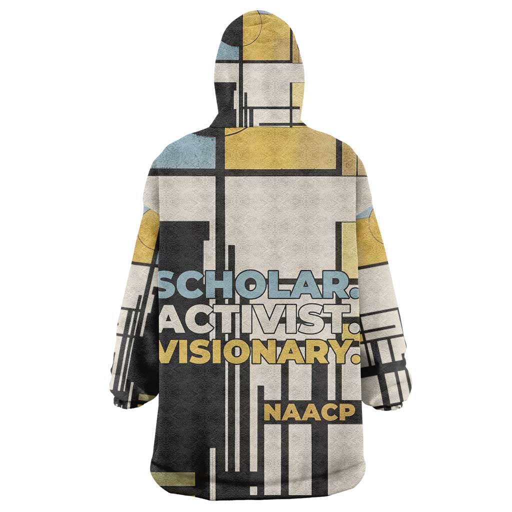 W.E.B. Du Bois Education is Liberation Wearable Blanket Hoodie Scholar, Activist, Visionary Tribute Design - Wonder Print Shop