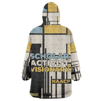 W.E.B. Du Bois Education is Liberation Wearable Blanket Hoodie Scholar, Activist, Visionary Tribute Design - Wonder Print Shop