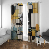 W.E.B. Du Bois Education is Liberation Window Curtain Scholar, Activist, Visionary Tribute Design - Wonder Print Shop