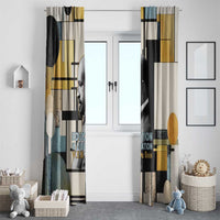 W.E.B. Du Bois Education is Liberation Window Curtain Scholar, Activist, Visionary Tribute Design - Wonder Print Shop