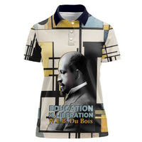 W.E.B. Du Bois Education is Liberation Women Polo Shirt Scholar, Activist, Visionary Tribute Design TS04
