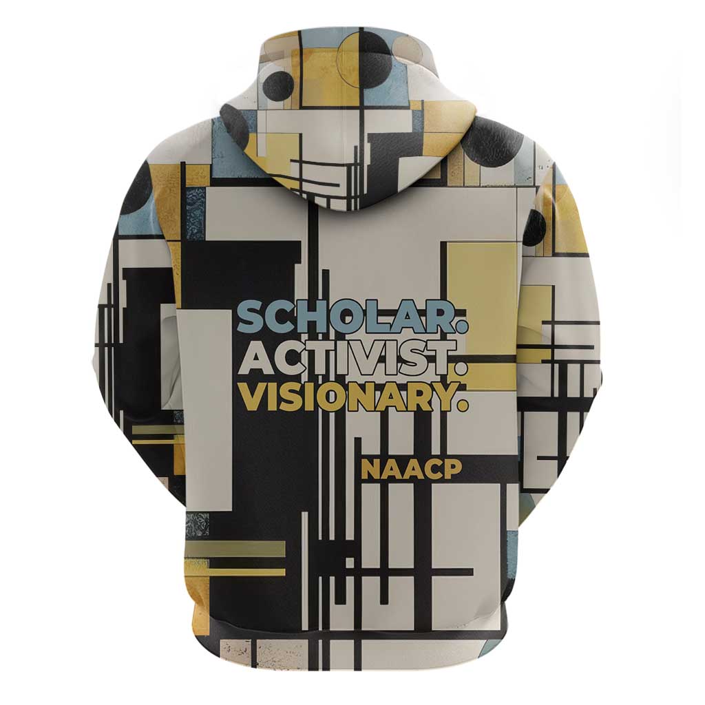 W.E.B. Du Bois Education is Liberation Zip Hoodie Scholar, Activist, Visionary Tribute Design - Wonder Print Shop