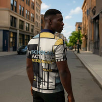 W.E.B. Du Bois Education is Liberation Zipper Polo Shirt Scholar, Activist, Visionary Tribute Design - Wonder Print Shop