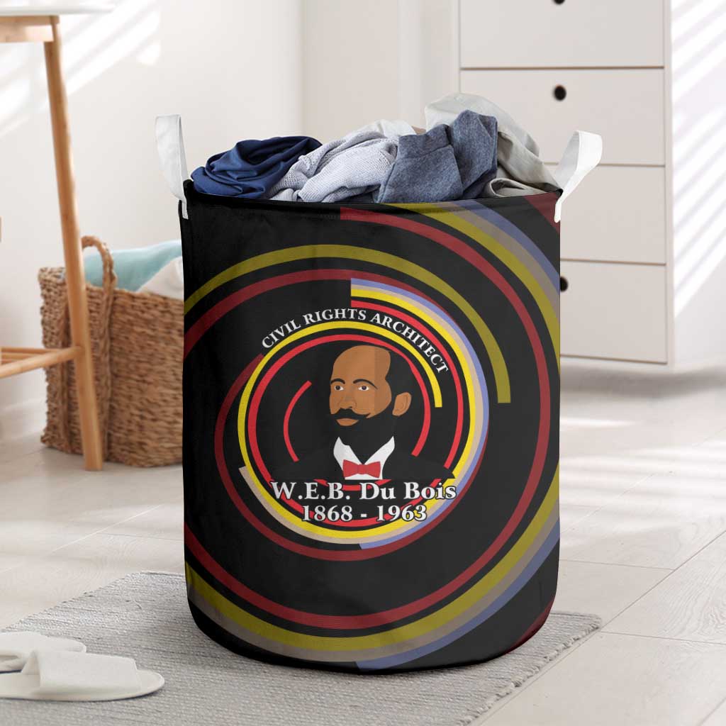 W.E.B. Du Bois Civil Rights Architect Laundry Basket Niagara Movement - NAACP Tribute Design - Wonder Print Shop