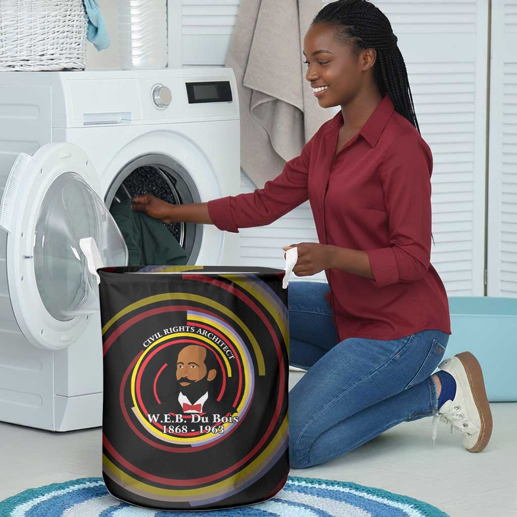W.E.B. Du Bois Civil Rights Architect Laundry Basket Niagara Movement - NAACP Tribute Design - Wonder Print Shop
