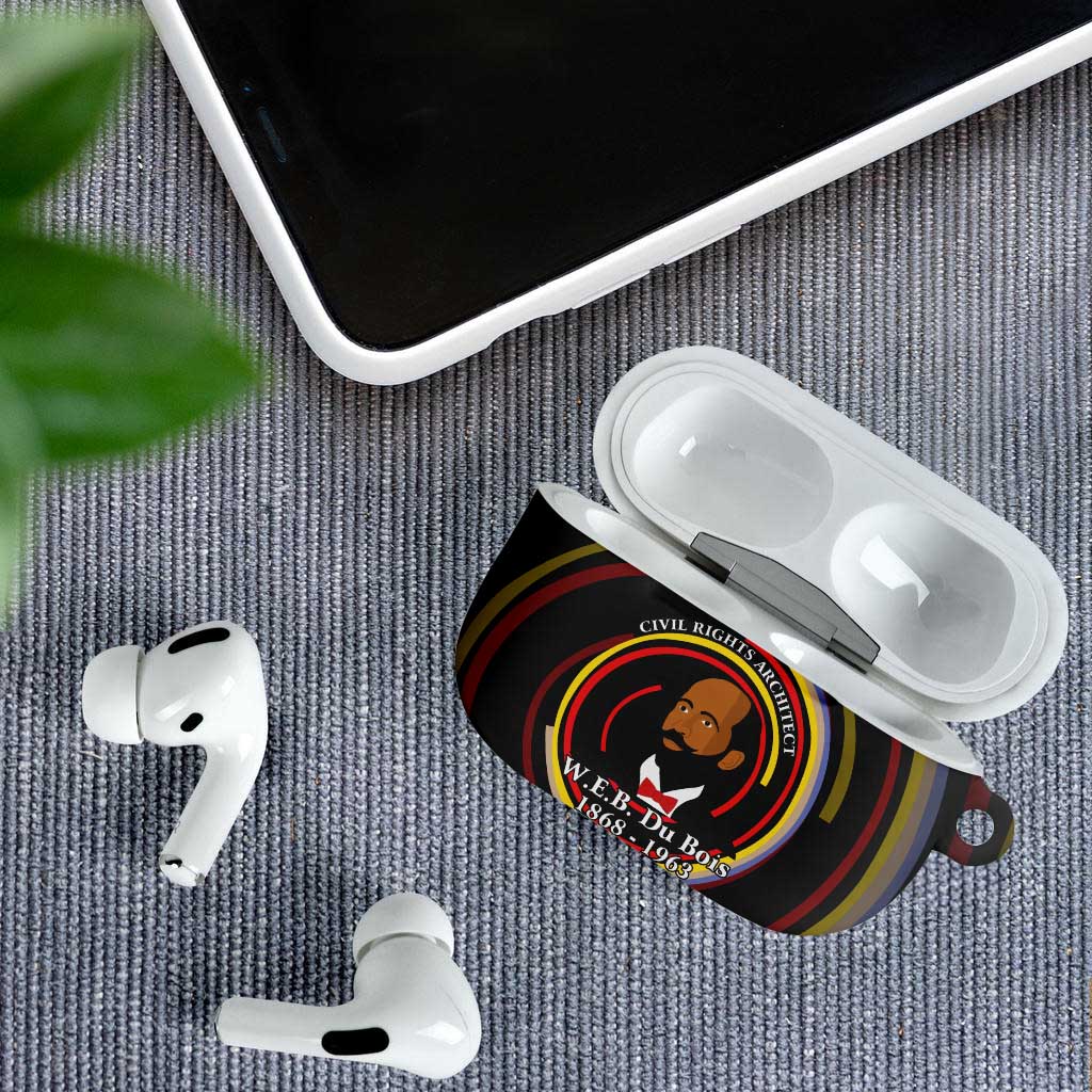 W.E.B. Du Bois Civil Rights Architect AirPods Case Niagara Movement - NAACP Tribute Design - Wonder Print Shop