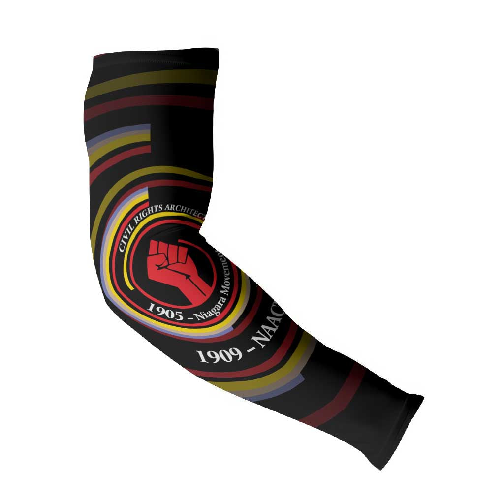 W.E.B. Du Bois Civil Rights Architect Arm Sleeves Niagara Movement - NAACP Tribute Design - Wonder Print Shop