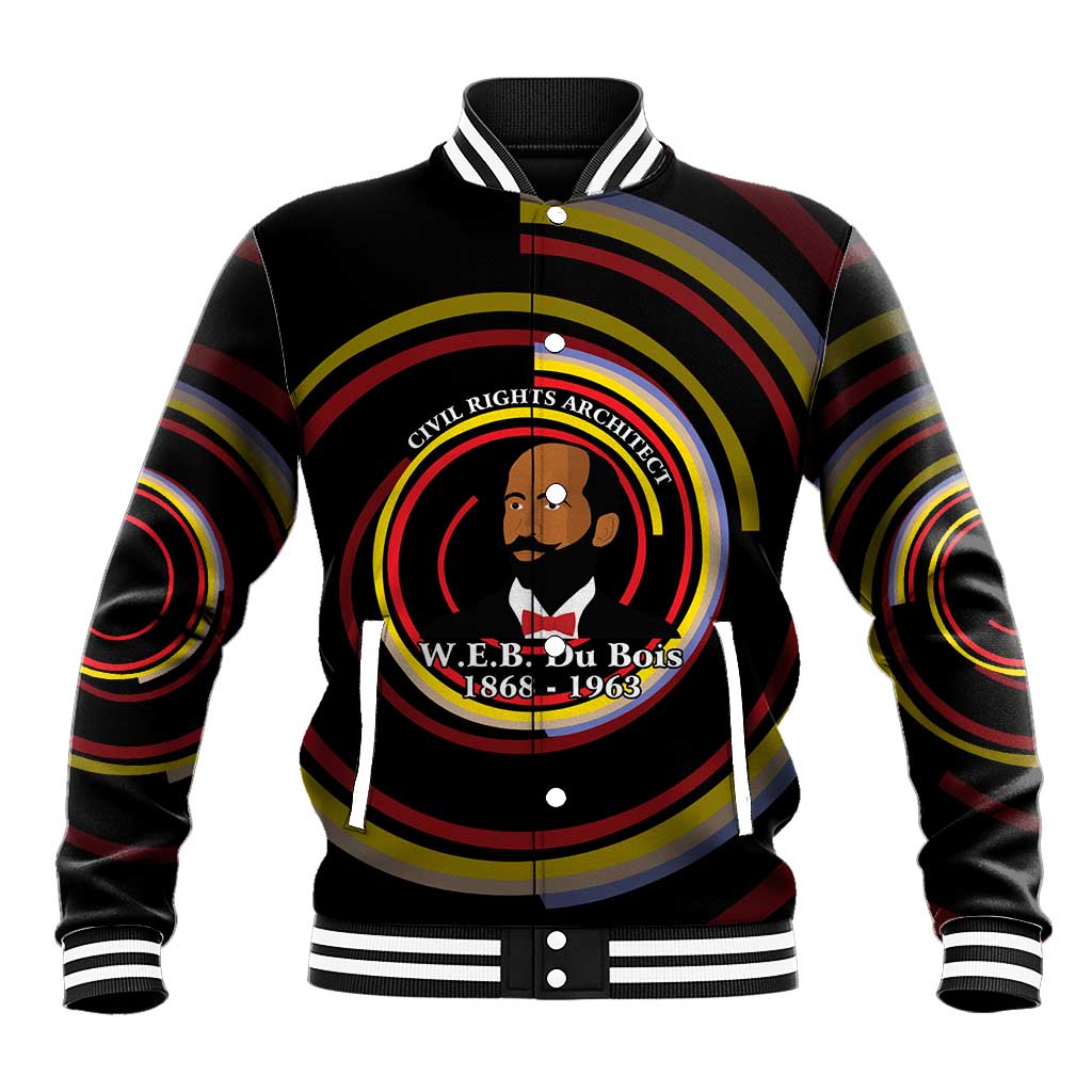 W.E.B. Du Bois Civil Rights Architect Baseball Jacket Niagara Movement - NAACP Tribute Design - Wonder Print Shop