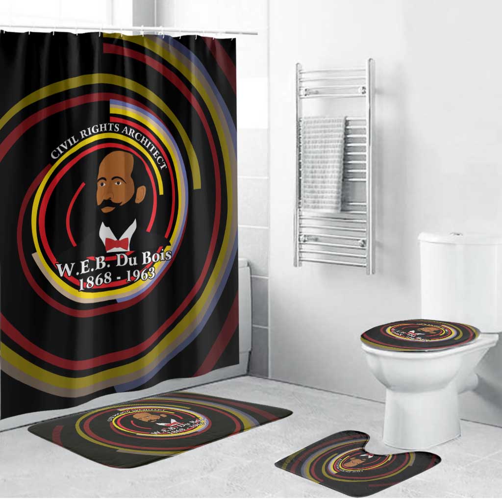 W.E.B. Du Bois Civil Rights Architect Bathroom Set Niagara Movement - NAACP Tribute Design - Wonder Print Shop
