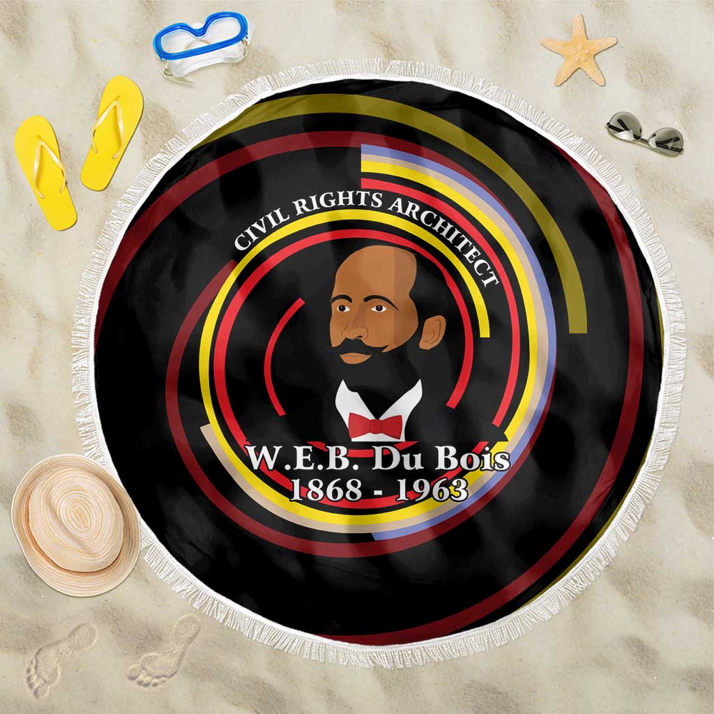 W.E.B. Du Bois Civil Rights Architect Beach Blanket Niagara Movement - NAACP Tribute Design - Wonder Print Shop