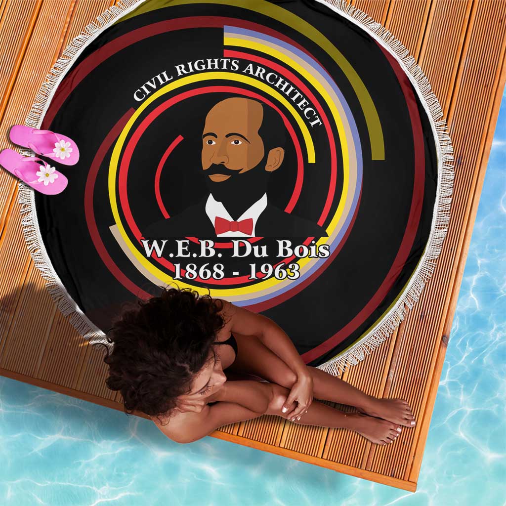 W.E.B. Du Bois Civil Rights Architect Beach Blanket Niagara Movement - NAACP Tribute Design - Wonder Print Shop