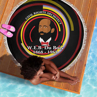 W.E.B. Du Bois Civil Rights Architect Beach Blanket Niagara Movement - NAACP Tribute Design - Wonder Print Shop