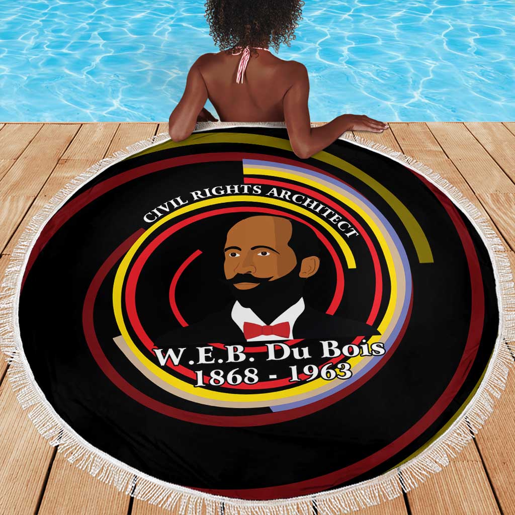 W.E.B. Du Bois Civil Rights Architect Beach Blanket Niagara Movement - NAACP Tribute Design - Wonder Print Shop