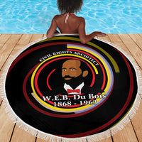 W.E.B. Du Bois Civil Rights Architect Beach Blanket Niagara Movement - NAACP Tribute Design - Wonder Print Shop