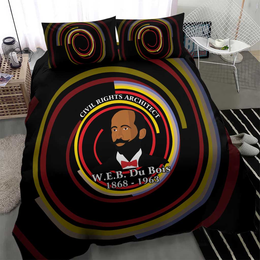 W.E.B. Du Bois Civil Rights Architect Bedding Set Niagara Movement - NAACP Tribute Design - Wonder Print Shop