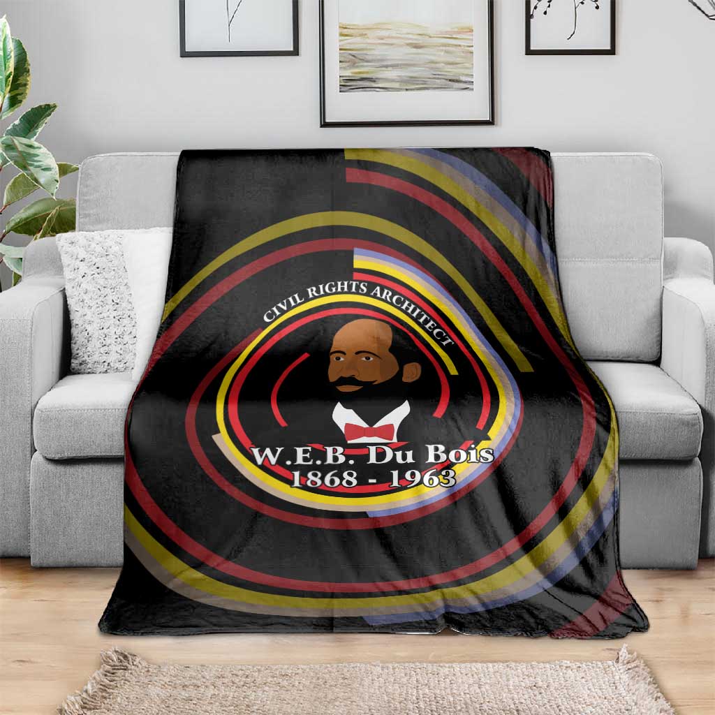 W.E.B. Du Bois Civil Rights Architect Blanket Niagara Movement - NAACP Tribute Design - Wonder Print Shop