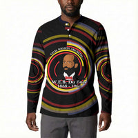 W.E.B. Du Bois Civil Rights Architect Button Sweatshirt Niagara Movement - NAACP Tribute Design
