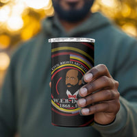 W.E.B. Du Bois Civil Rights Architect 4 in 1 Can Cooler Tumbler Niagara Movement - NAACP Tribute Design - Wonder Print Shop