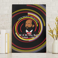 W.E.B. Du Bois Civil Rights Architect Canvas Wall Art Niagara Movement - NAACP Tribute Design - Wonder Print Shop